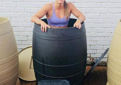 Recover in the Potbelly ice bath after a workout